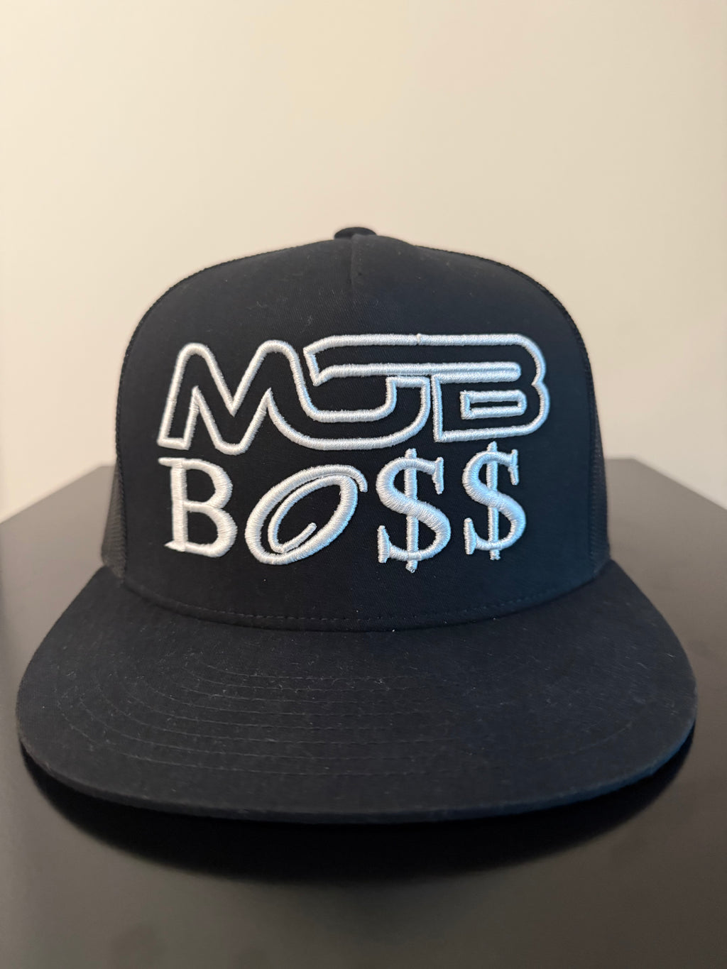 Mob Boss Black Mesh Snapback Hat