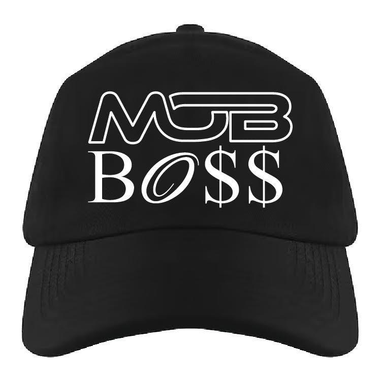 Mob Boss Black Snapback Hat